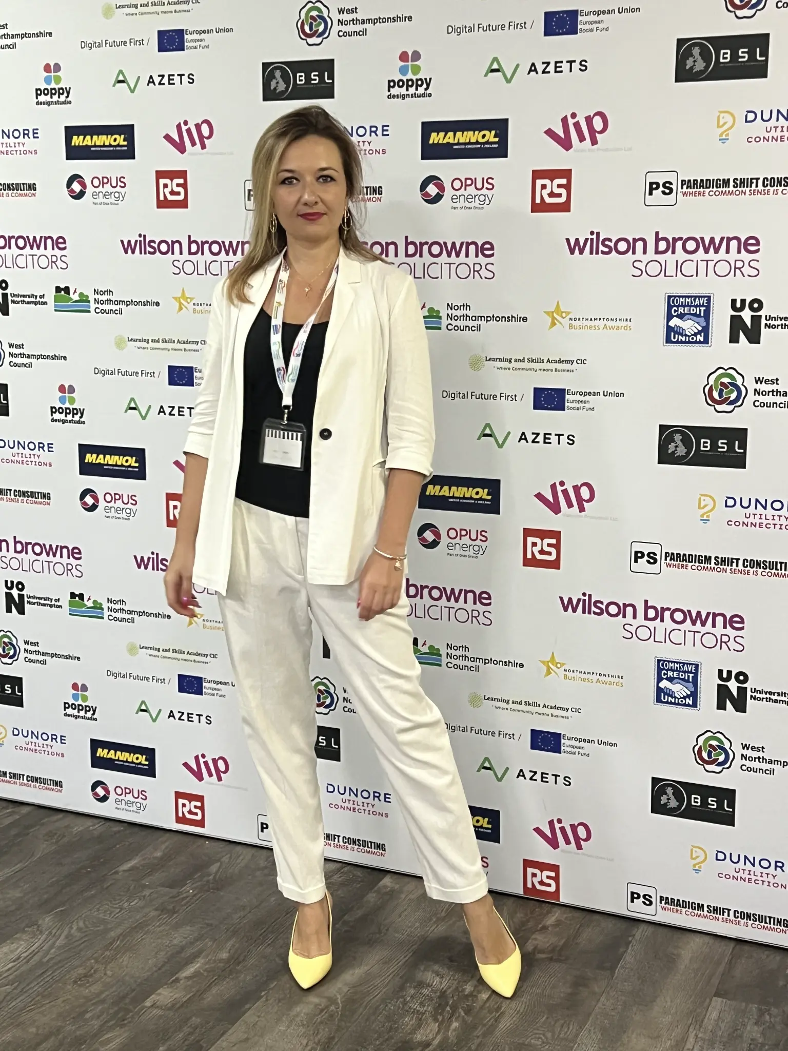 Valentyna Bukovska at Business Event